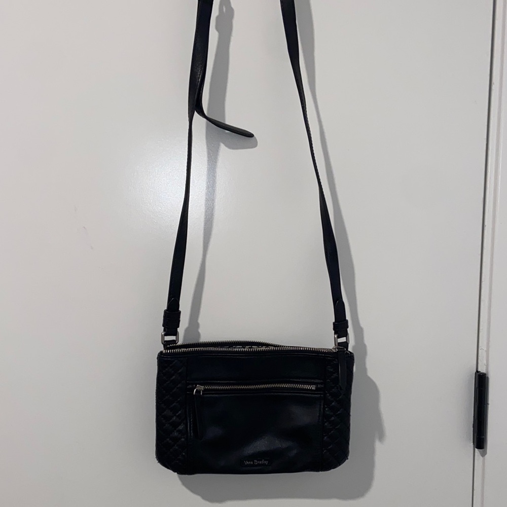 Vera Bradley Black Quilted Crossbody